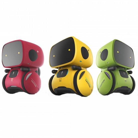 AT- ROBOT APOLLO Smart RC Robot Voice Control Touch Sensitive Voice Record Mode Walking Robot Toy AT- ROBOT APOLLO Smart RC Robot Voice Control Touch Sensitive Voice Record Mode Walking Robot Toy