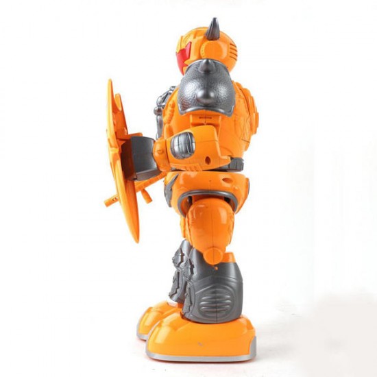 Electric Space Intelligent Robot Shine Dancing Swingably Walk Waist Rotation Robot