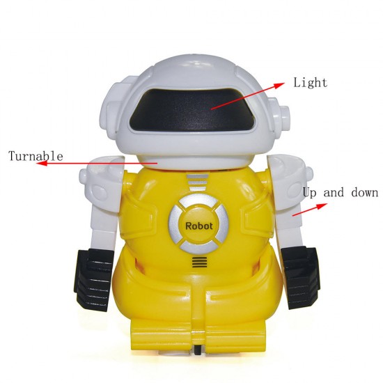 Mini Pop Can RC Battle Robot Infrared Control Robot Toy Gift For Children