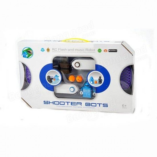 Mini RC Soccer Robots Two Robots With Football Field