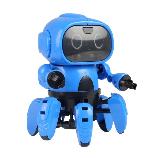 MoFun DIY Stem 6-Legged Gesture Sensing Infrared Avoid Obstacle Walking Robot Toy
