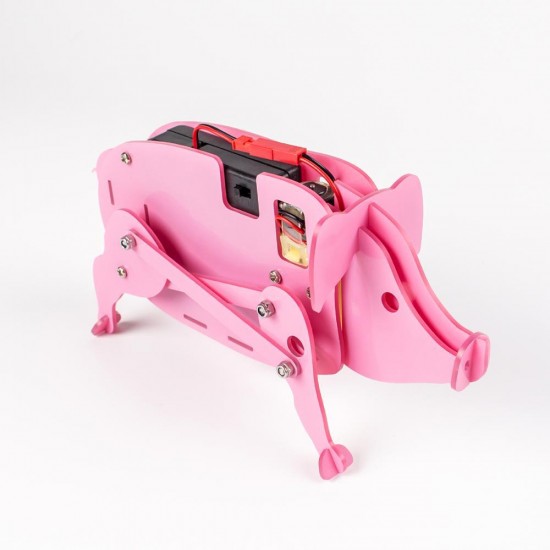 SunFounder DIY Assembled Pig Educational Kits Smart RC Robot Toy Gift For Children