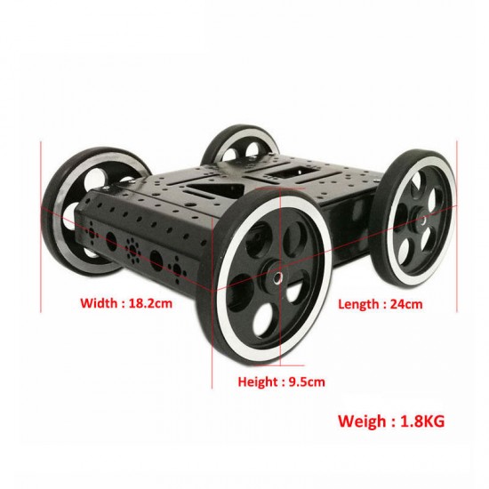 4WD C3 DIY Smart Robot Car Chassis Kits With DC 12V Motor for Arduino