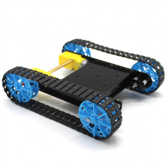 DIY 2.4G 4CH RC Robot Tank Car Educational Kit