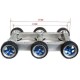 DIY 6WD Metal Smart RC Robot Car Chassis Base Kit With 12V CGM-25-370 Motor DIY 6WD Metal Smart RC Robot Car Chassis Base Kit With 12V CGM-25-370 Motor