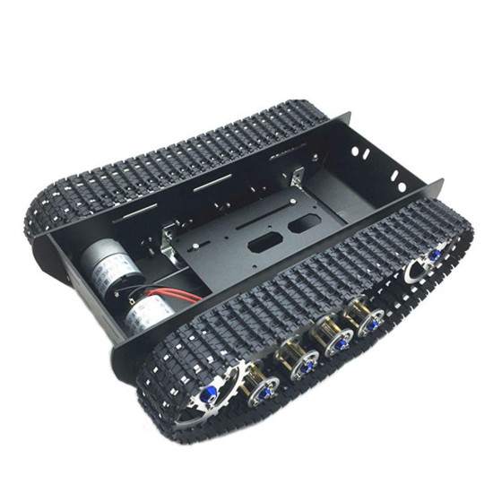 DIY A-10 Damped Aluminous Smart RC Robot Car Chassis Tracked Tank Chassis For Raspberry Pi Arduino DIY A-10 Damped Aluminous Smart RC Robot Car Chassis Tracked Tank Chassis For Raspberry Pi Arduino