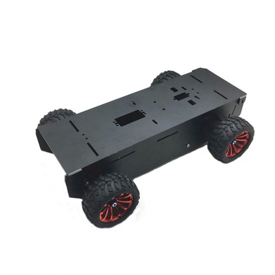 DIY A-11 4WD Aluminous Smart Car Chassis RC Robot Car Parts With Motor For Arduino Raspberry Pi