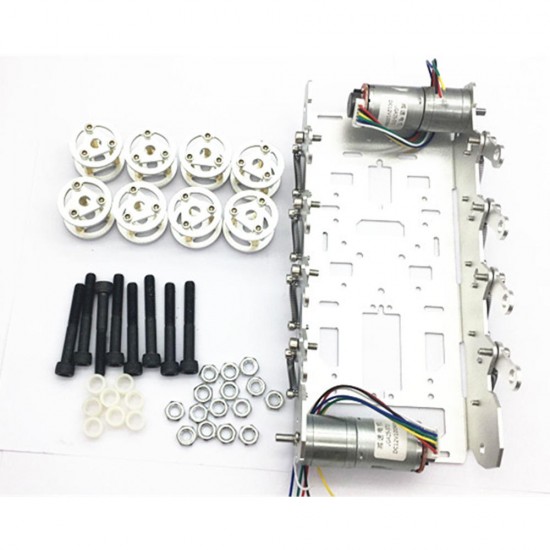 DIY A-15 2WD Aluminous Smart RC Robot Car Chassis Kit With 1:46 DC Gear Motor