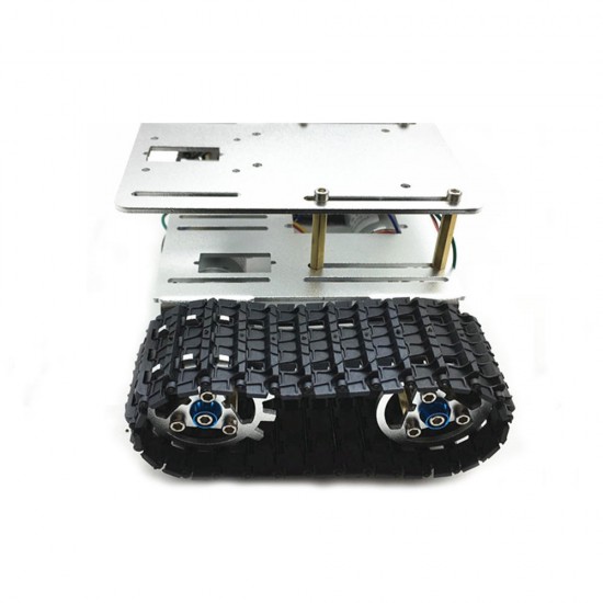 DIY A-16 Aluminous Smart Robot Tracked Car Chassis Base For Arduino Raspberry Pi DIY A-16 Aluminous Smart Robot Tracked Car Chassis Base For Arduino Raspberry Pi