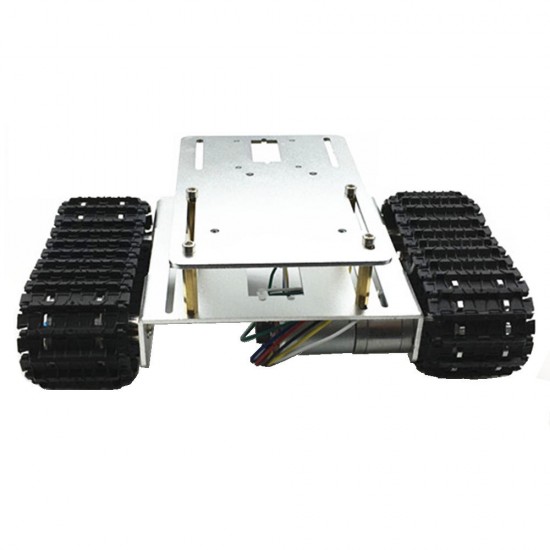 DIY A-16 Aluminous Smart Robot Tracked Car Chassis Base For Arduino Raspberry Pi DIY A-16 Aluminous Smart Robot Tracked Car Chassis Base For Arduino Raspberry Pi