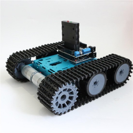 DIY Smart RC Robot Car Metal Chassis Tracked Tank Chassis With GM325-31 Gear Motor For Arduino