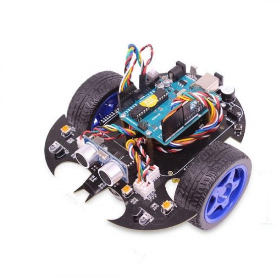 YahBoom Smart Bat Robot Intelligent Programming bluetooth Controll Car Kit with Arduino UNO R3 Board YahBoom Smart Bat Robot Intelligent Programming bluetooth Controll Car Kit with Arduino UNO R3 Board