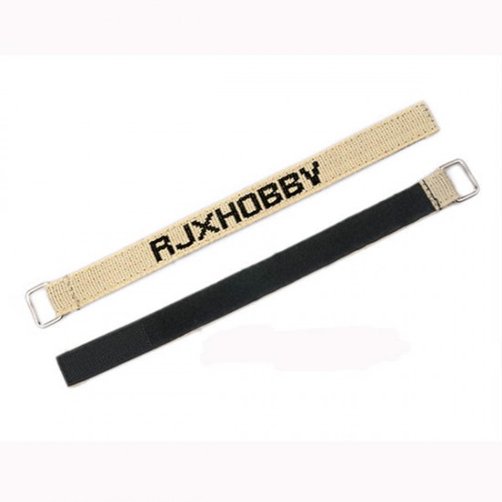 1 PC RJX HOBBY 20x200mm Fiber Non-Slip Battery Tie Down Strap for RC Drone FPV Racing