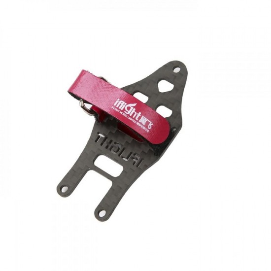 10Pcs iFlight 10X130mm Battery Strap Metal Buckle Patent leather Red for RC Lipo Battery