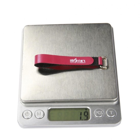 10Pcs iFlight 10X130mm Battery Strap Metal Buckle Patent leather Red for RC Lipo Battery