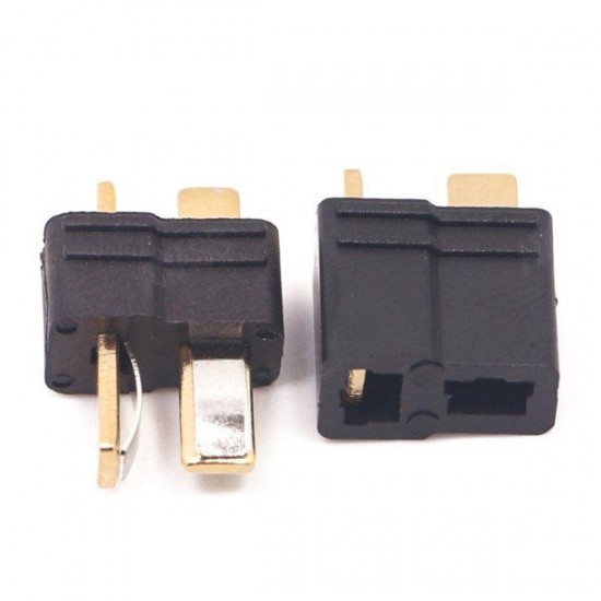 10 Pair Amass AM-1015B Anti-Slip Black T Plug Connector Male & Female