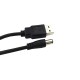 1.5m USB Male Plug to DC 5.5/2.1mm Male Plug Power Adapter Charging Cable Wire