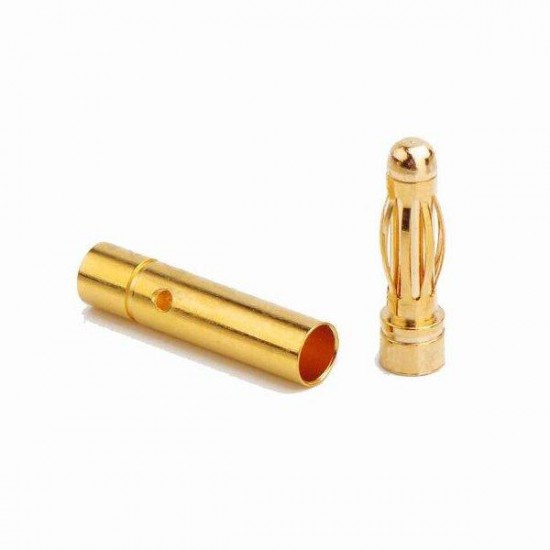 Amass 3.0mm Gold-plated Copper Banana Plug AM-1001B Male & Female