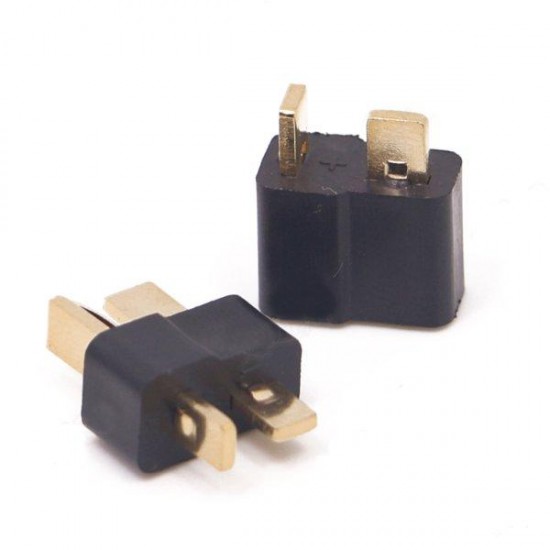Amass AM-1015 T Plug Connector Black Male & Female 1 Pair