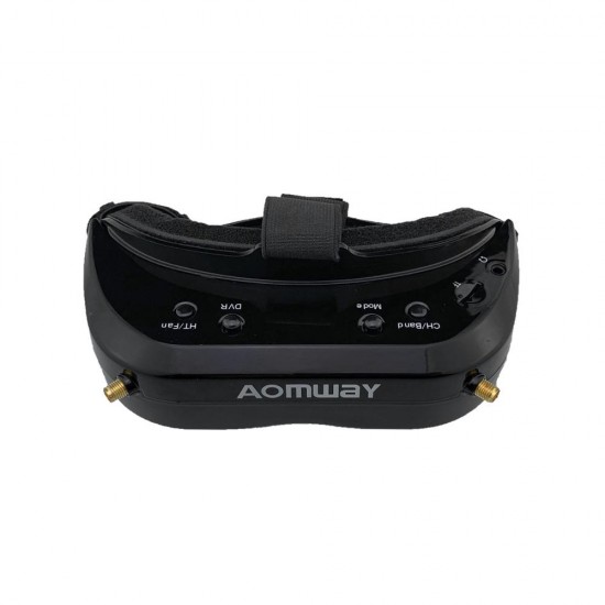 AOMWAY Commander V1S FPV Goggles 5.8Ghz 64CH Diversity 3D HDMI Built-in DVR Fan Support Head Tracking For RC Racing Drone