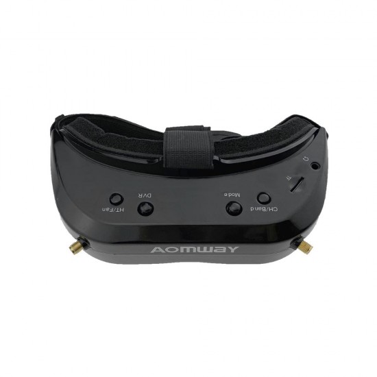 AOMWAY Commander V1S FPV Goggles 5.8Ghz 64CH Diversity 3D HDMI Built-in DVR Fan Support Head Tracking For RC Racing Drone