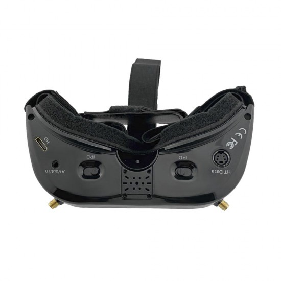 AOMWAY Commander V1S FPV Goggles 5.8Ghz 64CH Diversity 3D HDMI Built-in DVR Fan Support Head Tracking For RC Racing Drone