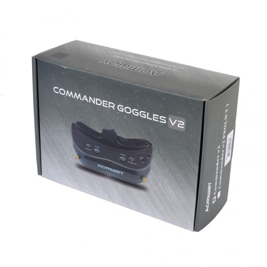 AOMWAY Commander V2 FPV Goggles 1080P 5.8G 64CH Headset HDin AVin Support Head Tracker