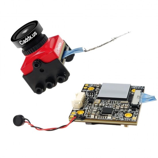 Caddx Turtle V2 1080p 60fps FOV 155 Degree Super WDR Mini HD FPV Camera OSD Mic for RC Drone