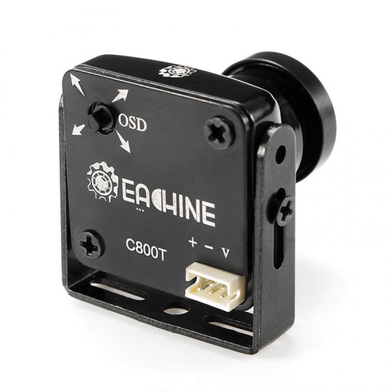 Eachine C800T 1/2.7 CCD 800TVL 2.5mm 150 Degree Camera with OSD DC5V-15V NTSC PAL For RC Drone