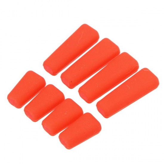 8 PCS Slicone Transmitter Anti-slipping Stick Switch Cap Sheath