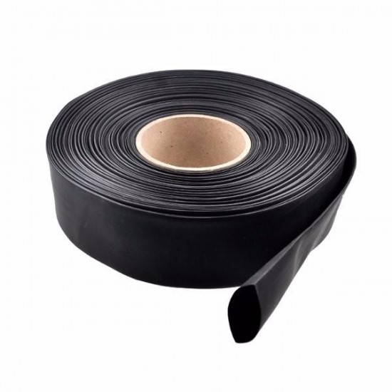 1m PVC Heat Shrink Tubing Black  30/40/46/50/60/70/86mm Wide For Lipo Battery