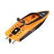 2.4Ghz 4 Channel Charging High-Speed Wireless RC Racing Boat Waterproof Orange