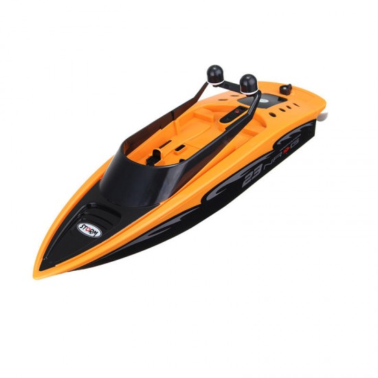 2.4Ghz 4 Channel Charging High-Speed Wireless RC Racing Boat Waterproof Orange