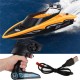 2.4Ghz 4 Channel Charging High-Speed Wireless RC Racing Boat Waterproof Orange