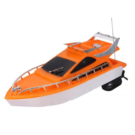 26x7.5x9cm Orange Plastic Electric Remote Control Kid Chirdren Toy Speed Boat