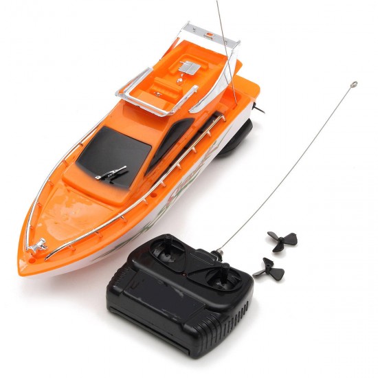 26x7.5x9cm Orange Plastic Electric Remote Control Kid Chirdren Toy Speed Boat