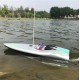 Flytec 2011-9 1/18 46CM Infrated 40MHZ Silver Rc Boat 15km/h Without Battery RTR Toys