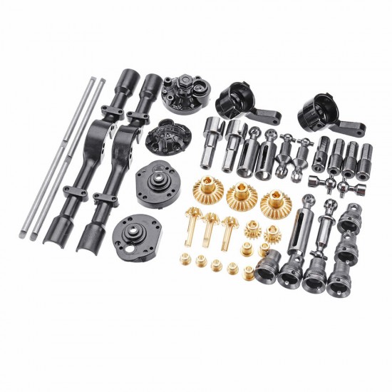 1 Full Set Metal OP Replacement Accessories Middle Bridge Axle for WPL B16 B36 1/16 6WD Rc Car Parts