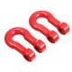 1 Pair Metal Trailer Hook Shackles Buckle for WPL RC Car Crawler Military Truck Parts