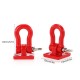 1 Pair Metal Trailer Hook Shackles Buckle for WPL RC Car Crawler Military Truck Parts