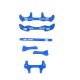 1 Set MA/AR Chassis Modification Set Kit With FRP Parts For Tamiya Mini 4WD RC Car Parts With Wheel