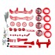 1 Set MA/AR Chassis Modification Set Kit With FRP Parts For Tamiya Mini 4WD RC Car Parts With Wheel