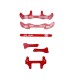 1 Set MA/AR Chassis Modification Set Kit With FRP Parts For Tamiya Mini 4WD RC Car Parts With Wheel