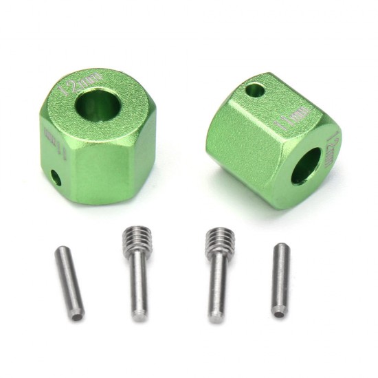 1 Set RC Car Wheel Hexagon Hub Drive Adapter Connector 11mm GPM for AXIAL SCX10 II 90046 Parts