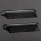 1 Pair RJX 120mm Carbon Fiber Tail Blade For 800 RC Helicopter
