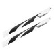 1 Pair RJX 360mm Carbon Fiber Main Blade FBL Version For RC Helicopter