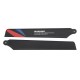 1 Pair XK K130 RC Helicopter Parts Carbon Fiber Main Blade