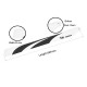 1 Pari RJX 600mm Carbon Fiber Main Blade For RJX X-TREME 50 T-REX 600 RC Helicopter