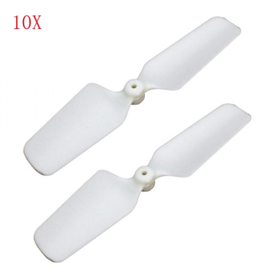 10 Pairs WLtoys V911S V966 V930 V977 V988 RC Heli Parts Tail Blade White V966-020