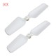 10 Pairs WLtoys V911S V966 V930 V977 V988 RC Heli Parts Tail Blade White V966-020